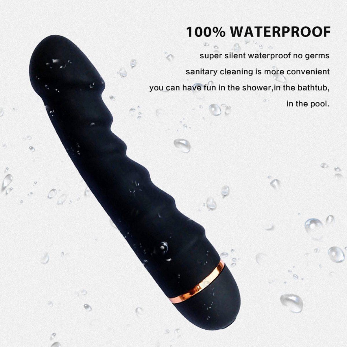 G-Spot Clitoral Vibrator - AV Massager Dildo for Women (Purple)