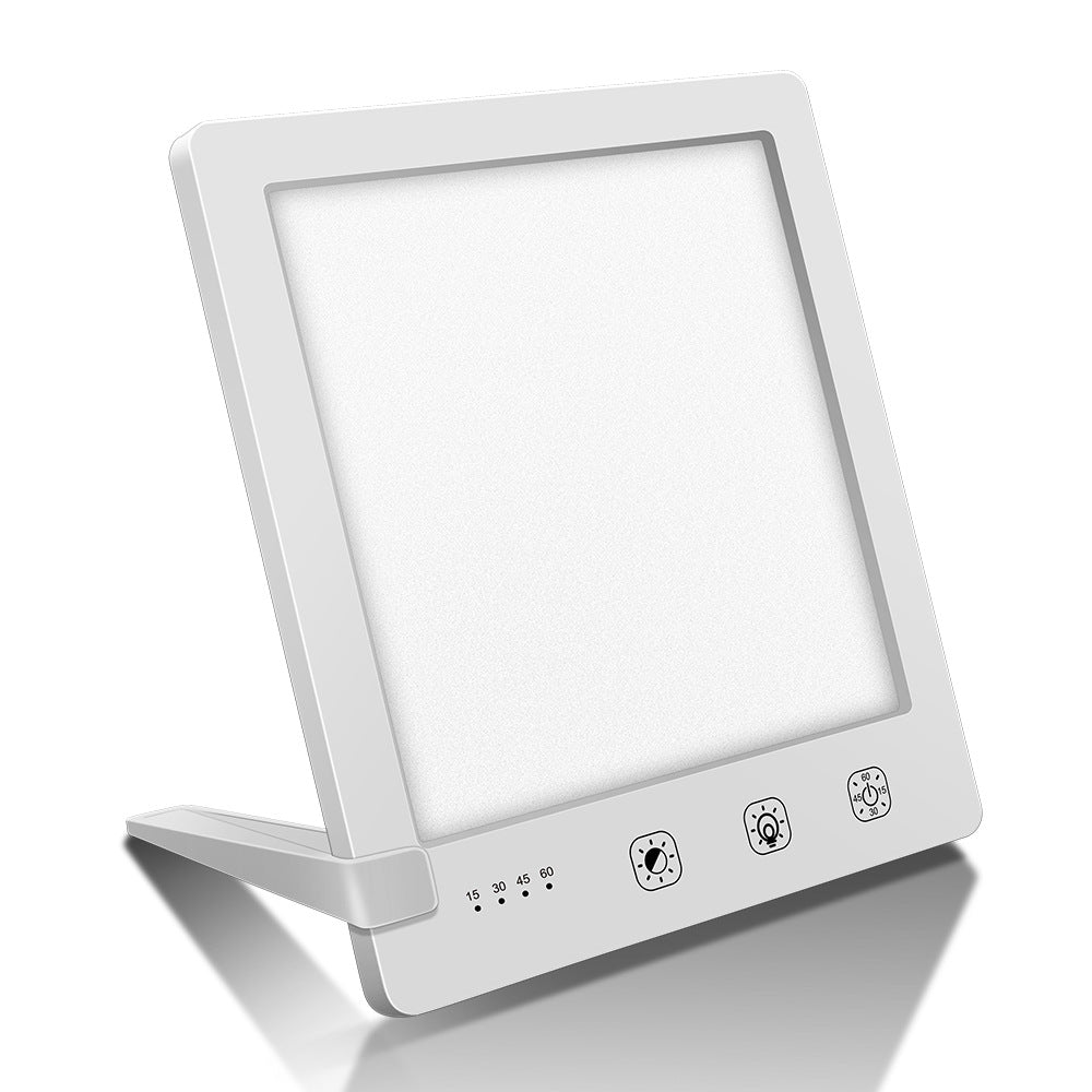 Light Therapy Lamp 10000 Lux UV-Free - Adjustable Brightness with Timer