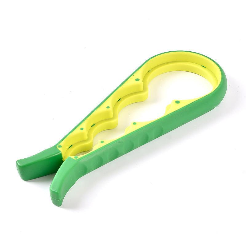 Multifunctional Jar & Bottle Opener - Non-Slip Kitchen Aid for Elderly (Green)