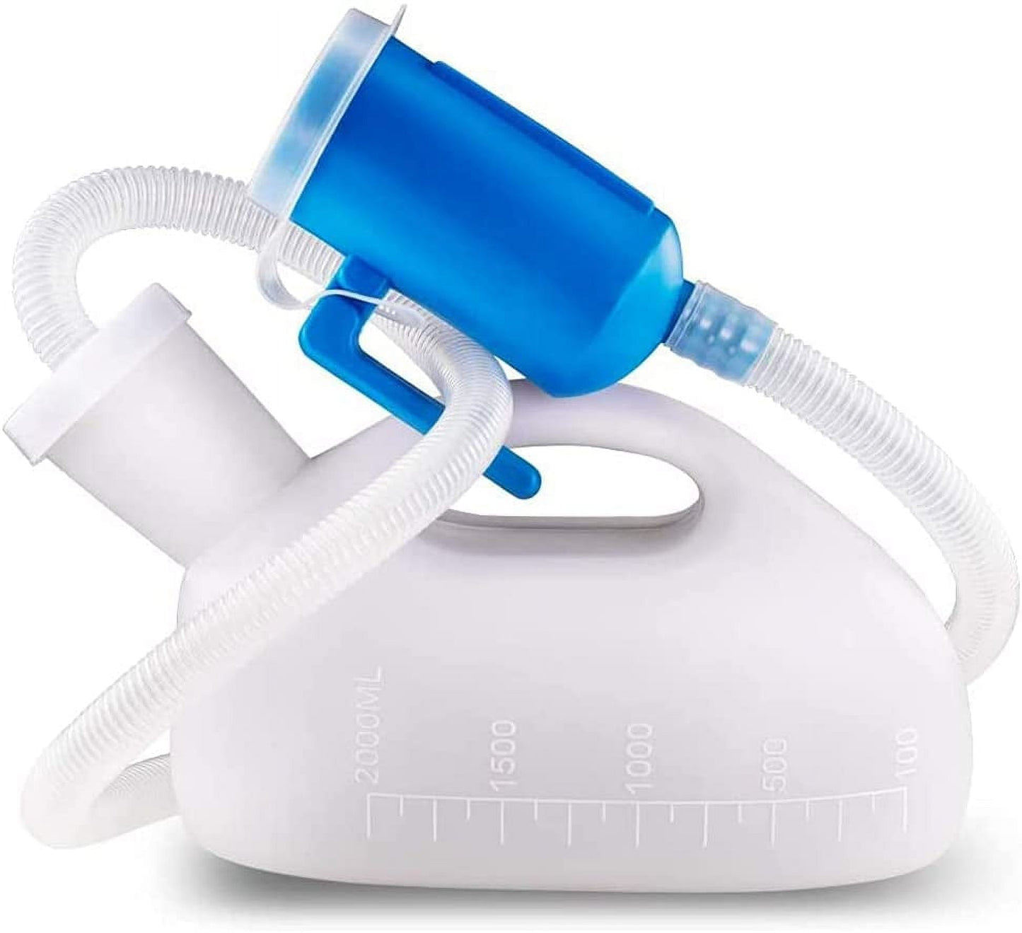 Male Urinal with Lid - Portable Pee Container for Camping Car & Hospital Use