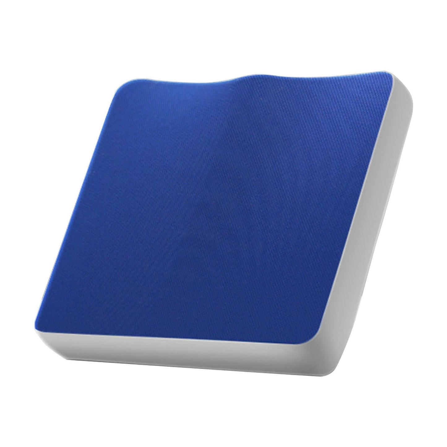 Non-Slip Orthopedic Memory Foam Seat Cushion - Tailbone Relief Blue 15.7x15.7