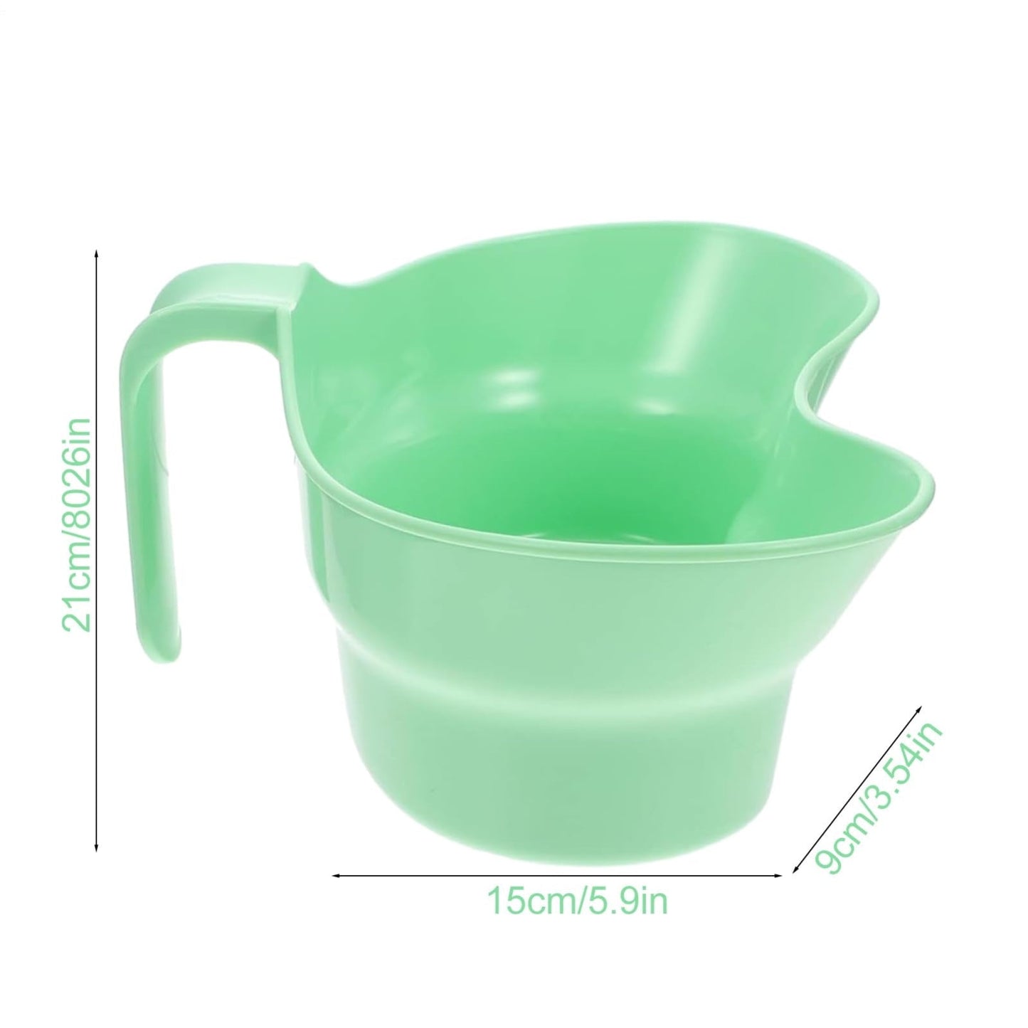 Plastic Emesis Basin 900ml - Spit Cup with Hanging Handle for Patients