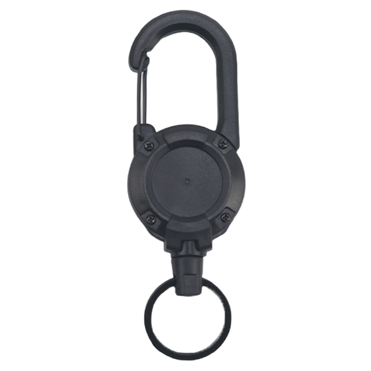 1 Pcs Retractable Keychain,Heavy-Duty Carabiner Badge Holder,Multitool Carabiner Badge Holder,Retractable Keychain Clip Id Holder,Stainless Cord And Extendable Key Ring,Badges & Outdoor Work Purple