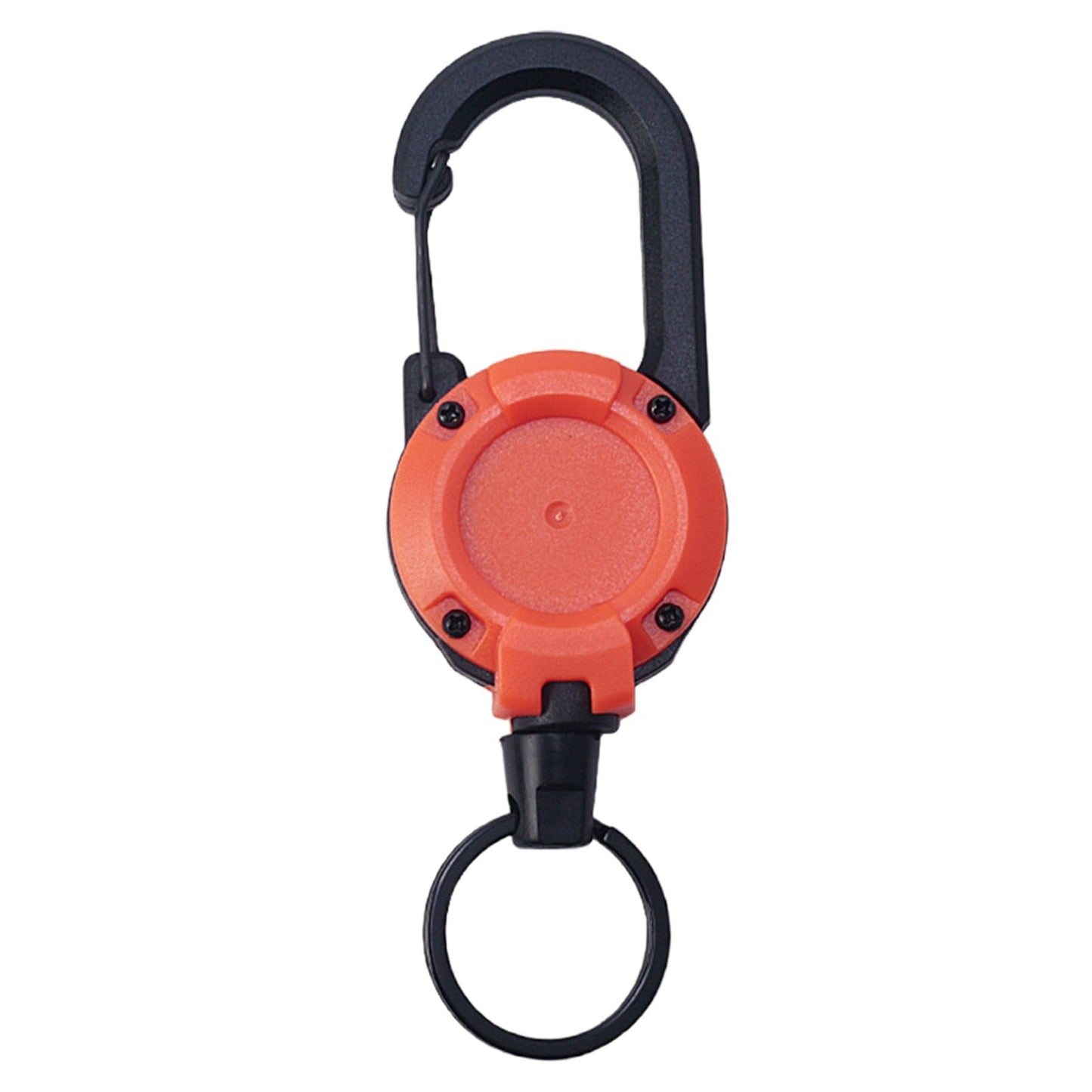 1 Pcs Retractable Keychain,Heavy-Duty Carabiner Badge Holder,Multitool Carabiner Badge Holder,Retractable Keychain Clip Id Holder,Stainless Cord And Extendable Key Ring,Badges & Outdoor Work Purple
