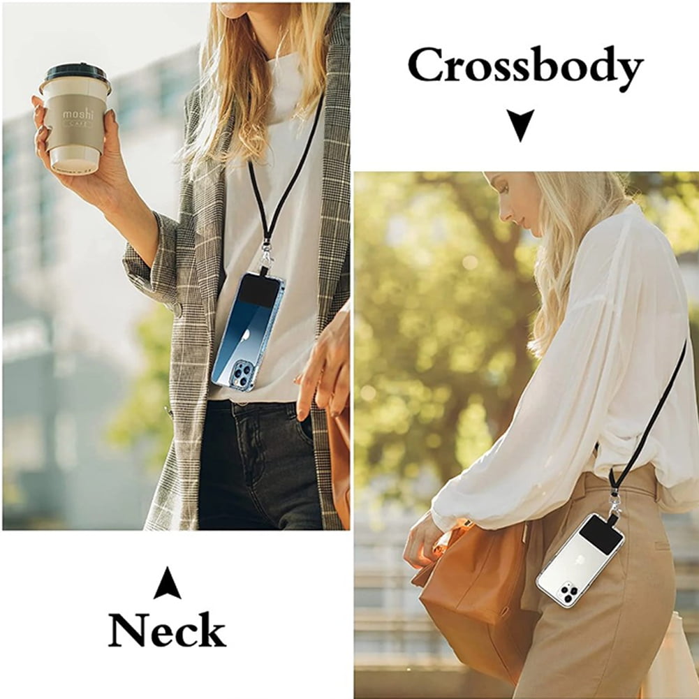 Mightlink Phone Lanyard,Universal Crossbody Cell Phone Lanyards Adjustable Shoulder Neck Straps,Cell Phone Lanyard Compatible for All Smartphones Sky Blue