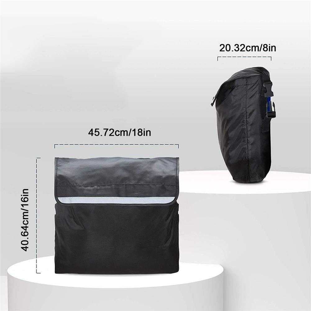 Wheelchair Pouch Bag - Backpack Storage for Rollator & Wheelchair Accessories