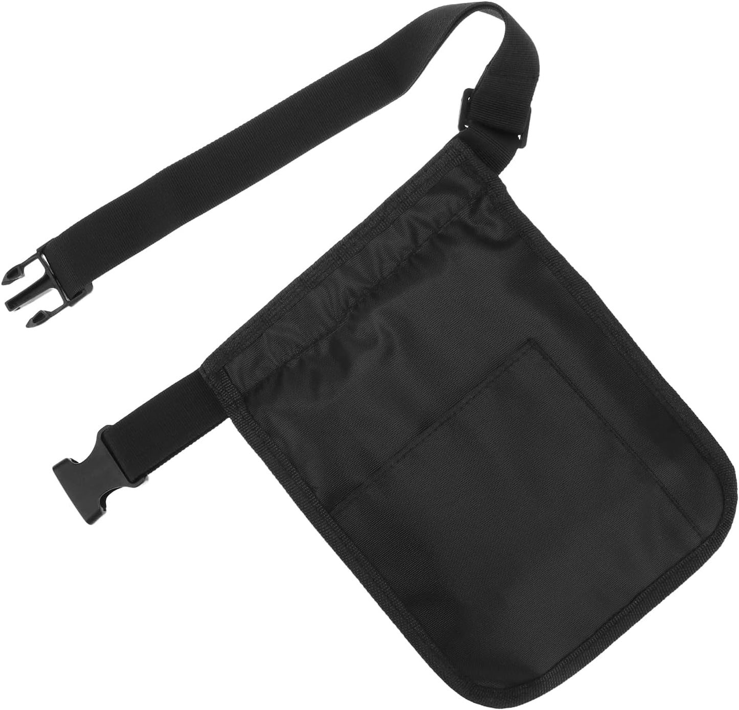 Nurse Medical Organizer Belt Waist Bag - Tool Pouch for Care Kit (Black 10x7)
