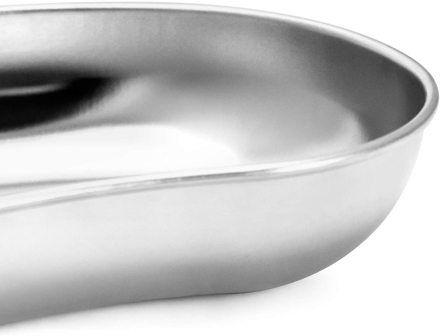 2-Pack Stainless Steel Kidney Tray 8 - Reusable Surgical Emesis Basin