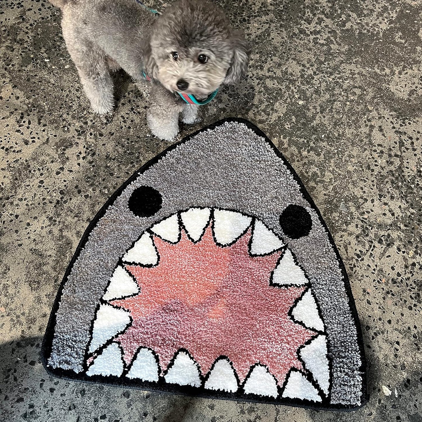 Shark Shaped Non-Slip Bath Rug - Extra Soft Absorbent Microfiber Quick Dry
