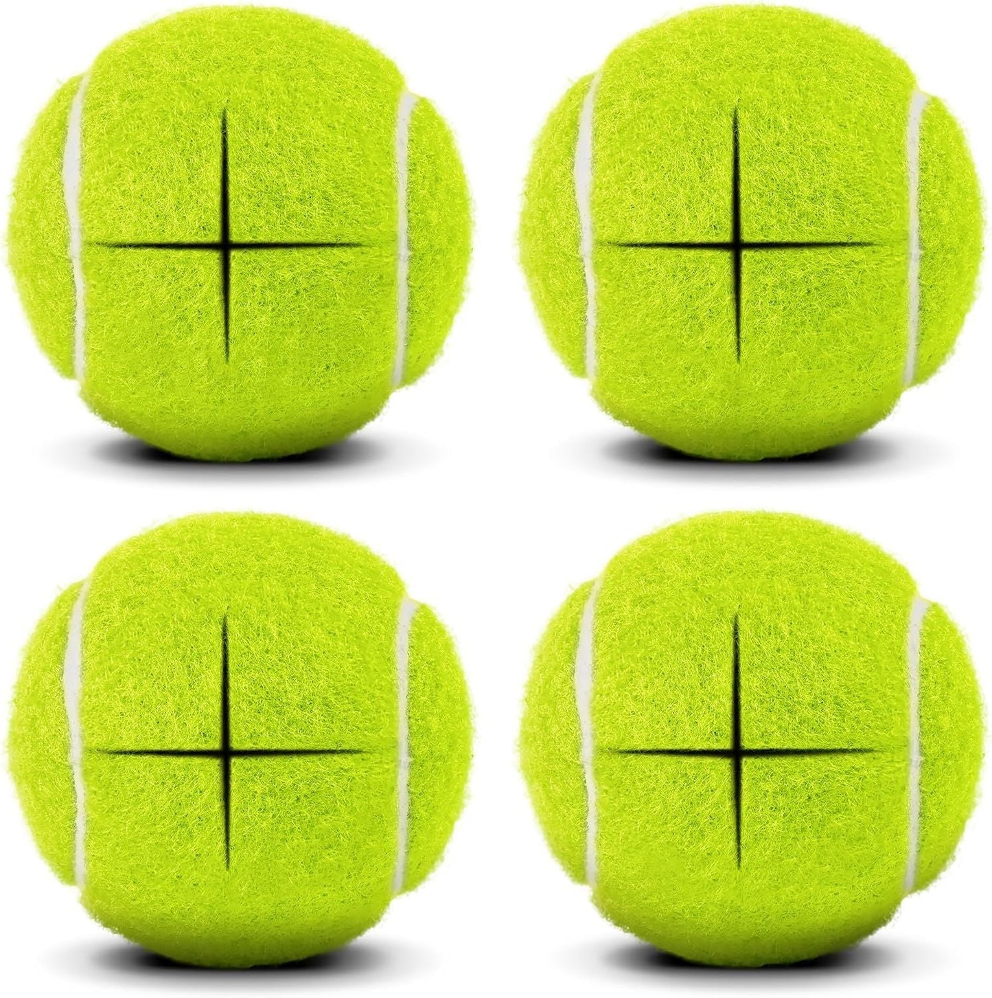 Heavy Duty Precut Tennis Balls for Walkers 4-Pack - Universal Glide Balls