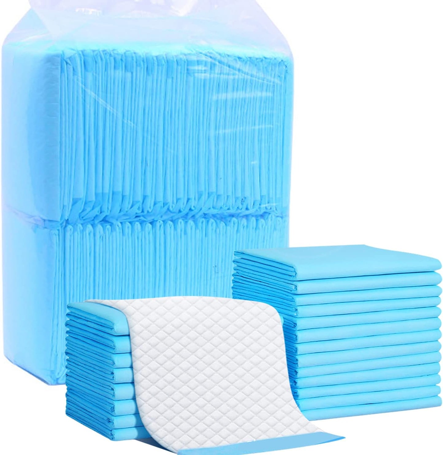 Disposable Changing Pads 100-Pack - Super Absorbent Leak-Proof Incontinence Mat