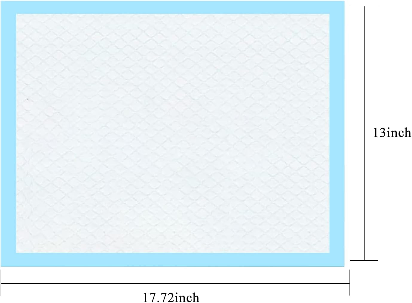 Disposable Changing Pads 100-Pack - Super Absorbent Leak-Proof Incontinence Mat