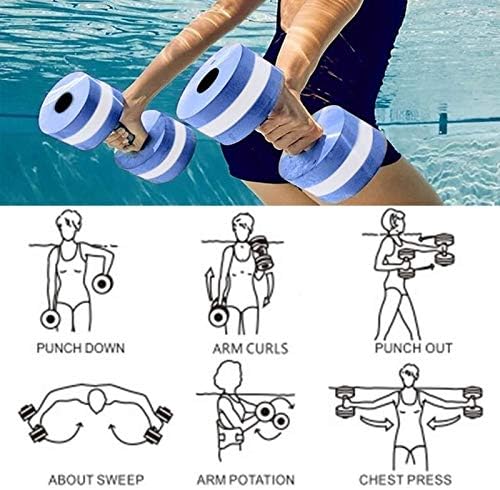 EVA Foam Floating Dumbbell - Aquatic Barbell for Water Yoga & Pool Fitness