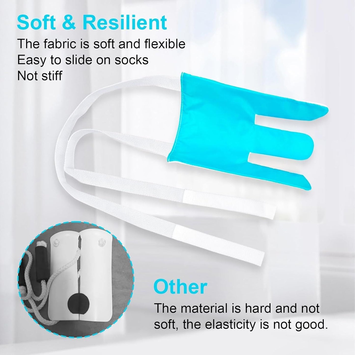 Sock Aid Device for Seniors & Pregnant Women - Easy On/Off Stocking Slider