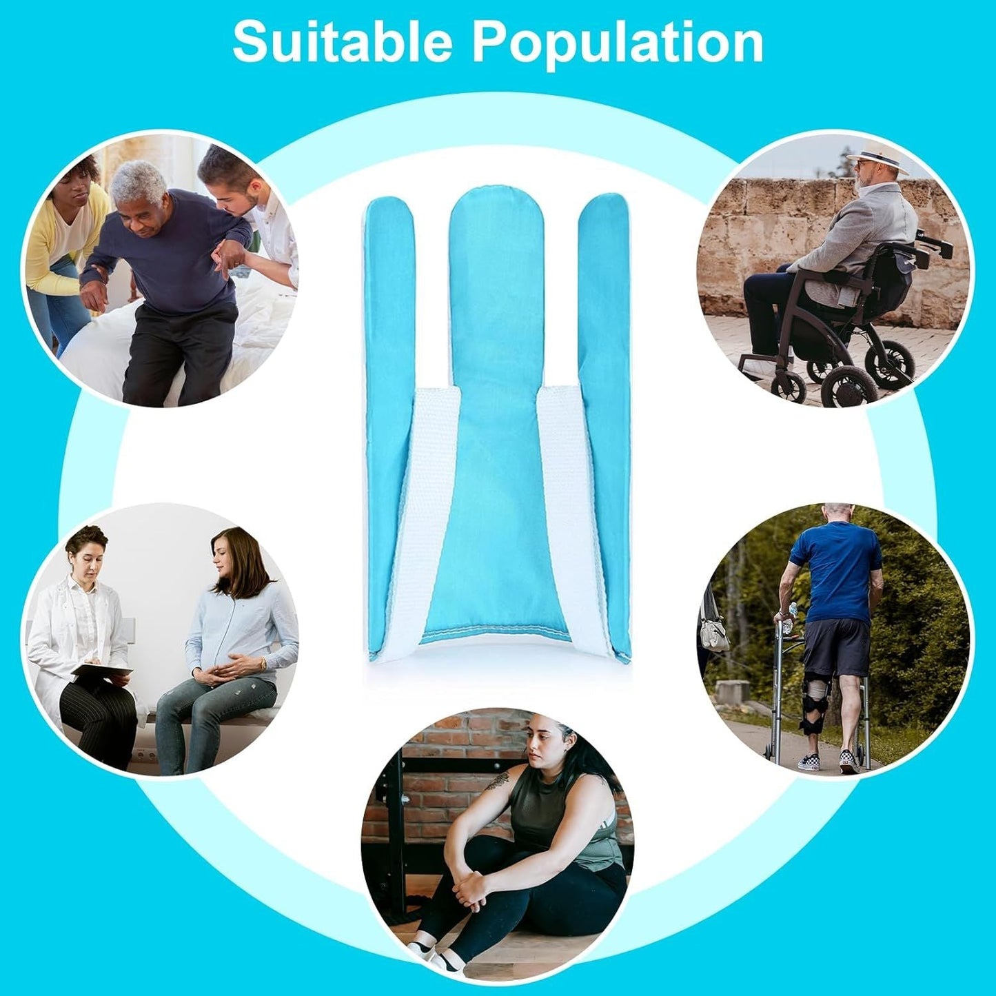 Sock Aid Device for Seniors & Pregnant Women - Easy On/Off Stocking Slider