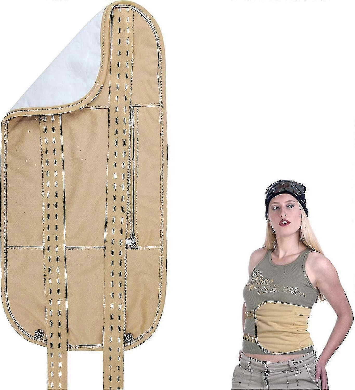 Reusable Organic Castor Oil Pack Cotton Compress Kit - Self Conditioning