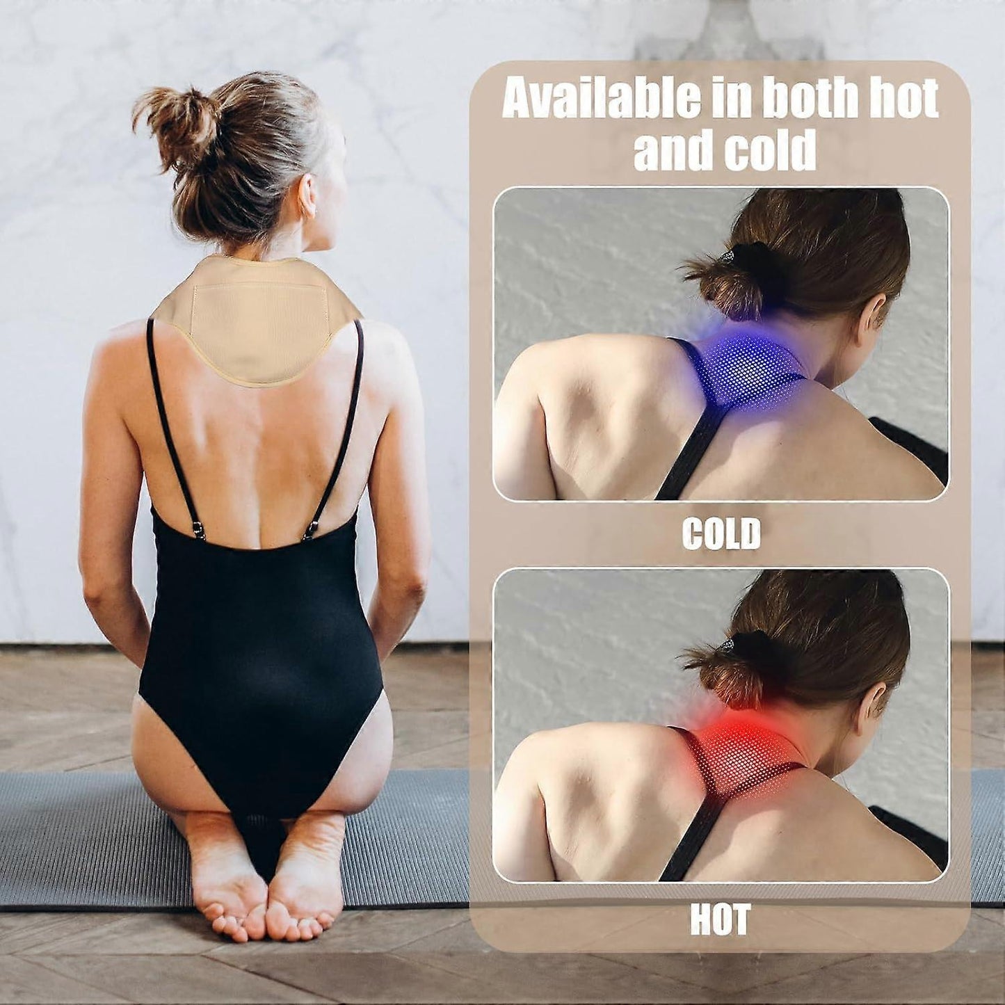 2Pcs Shoulder Castor Oil Pack, Organic Castor Oil Pack Castor Oil Pack Organic Castor