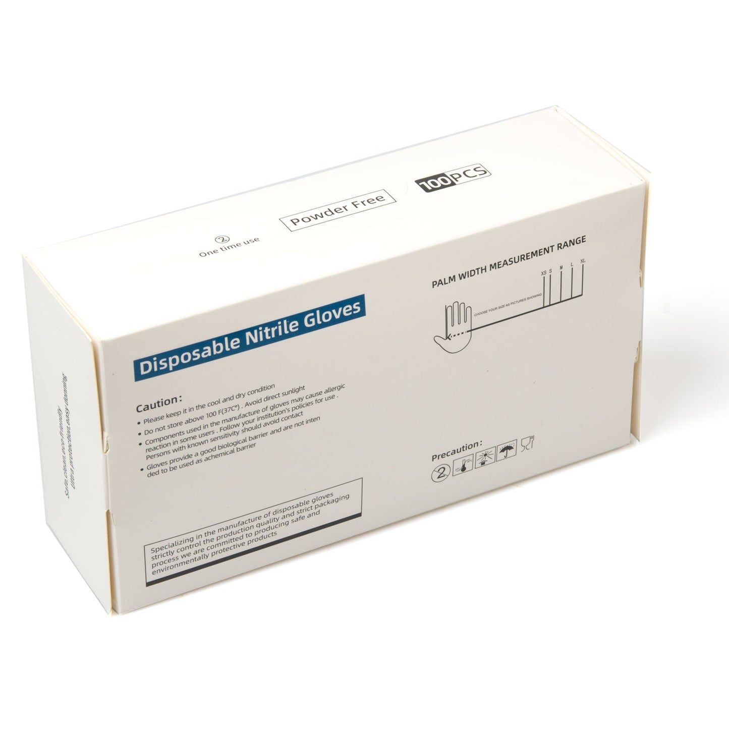 Heavy-Duty 6 Mil Nitrile Gloves - 100 Pack, Super Strong & Latex-Free for Industrial Use (Small)