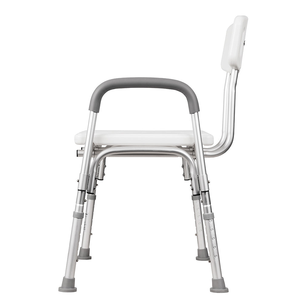 Adjustable Height Bath Transfer Bench 136kg Capacity – Non-Slip Shower Chair for Elderly & Disabled