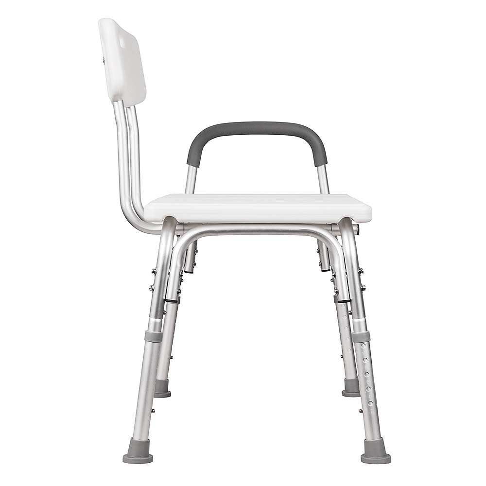 Adjustable Height Bath Transfer Bench 136kg Capacity – Non-Slip Shower Chair for Elderly & Disabled