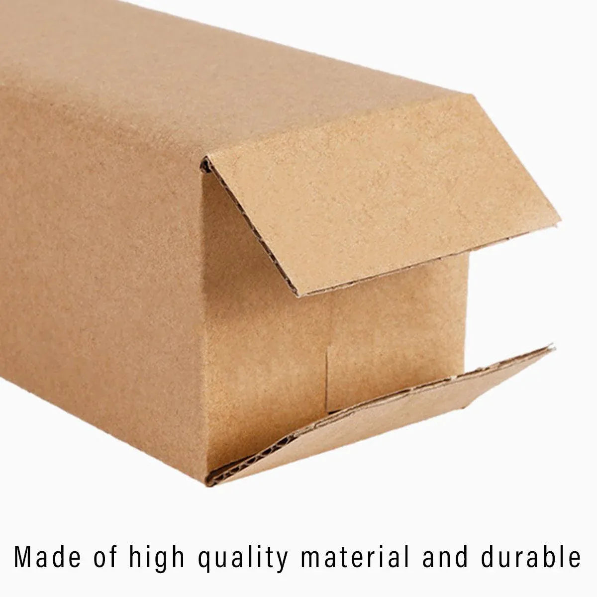 Shipping Boxes 50-Pack - Long Strip Cartons for Storage 10x10x42cm
