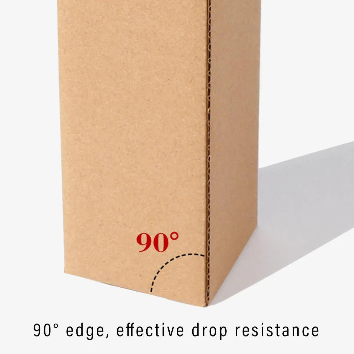 Shipping Boxes 50-Pack - Long Strip Cartons for Storage 6.5x6.5x28cm