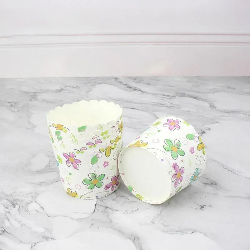 500pcs Colorful Cupcake Muffin Baking Cups Greaseproof Nonstick Paper Liners - Cupcake-500pcs-LSFTN