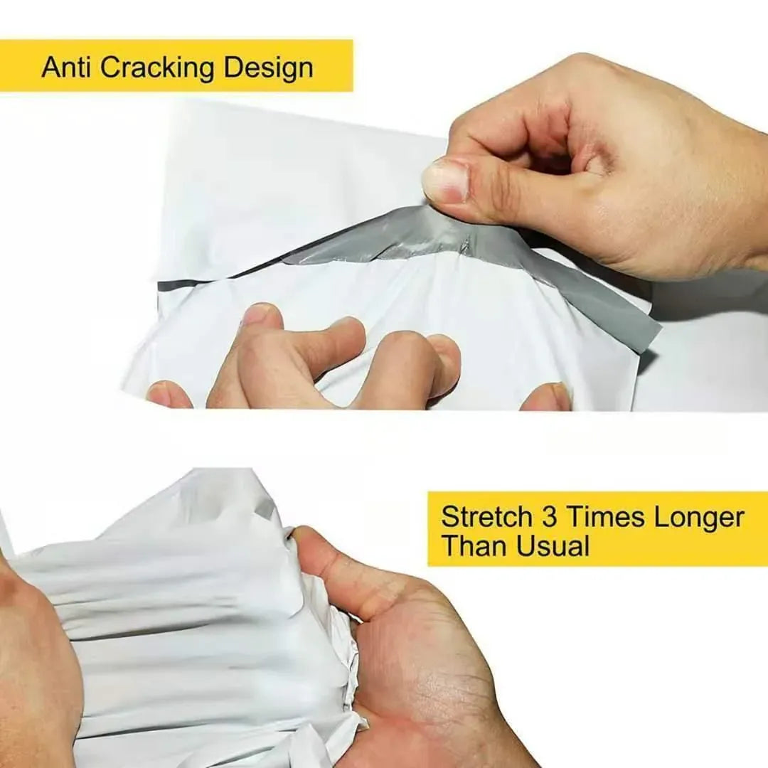 Poly Mailer Bags Mailing Satchel Plastic Courier Self Sealing Packing - 20*80cm *100 PCS