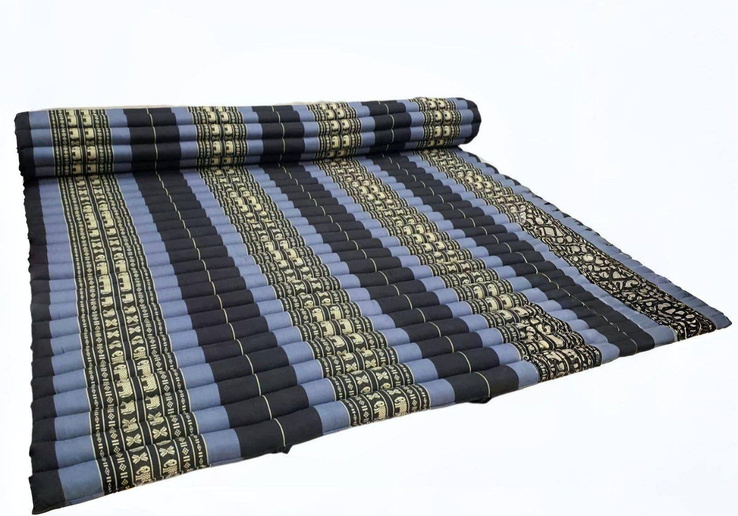 Queen Size Thai Kapok Roll Up Mattress – 200x152cm | Handmade Foldable Daybed Mat