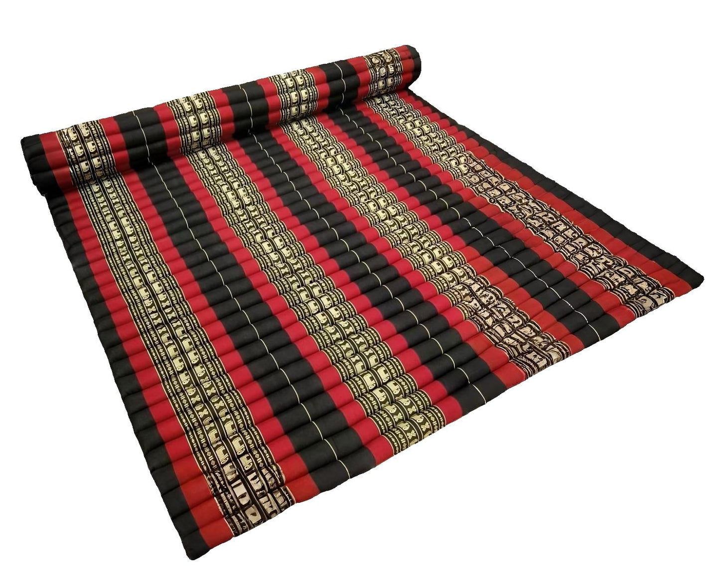 Queen Size Thai Kapok Roll Up Mattress – 200x152cm | Handmade Foldable Daybed Mat