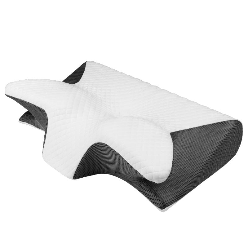 Ergonomic Memory Foam Pillow - Orthopedic Contour for Neck & Shoulder Support