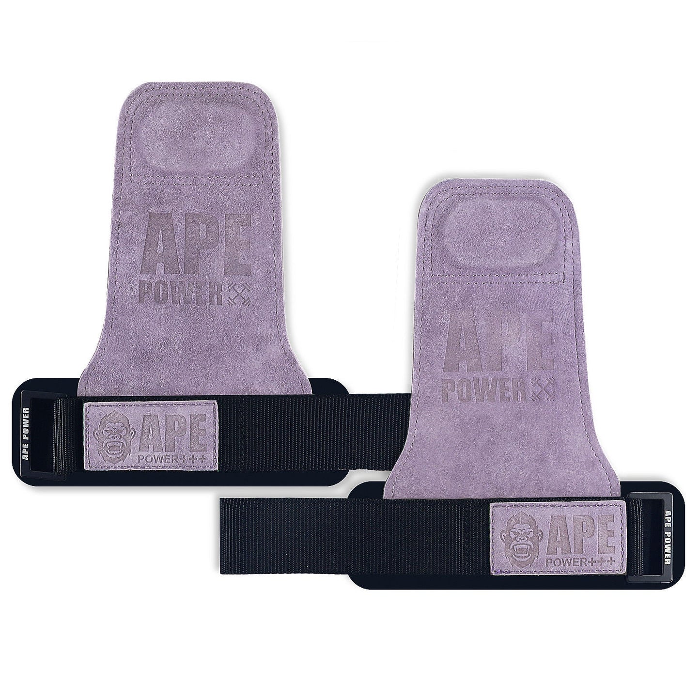 Heavy Duty Weightlifting Grips - Anti-Slip Leather Palm with Neoprene Wrist Support