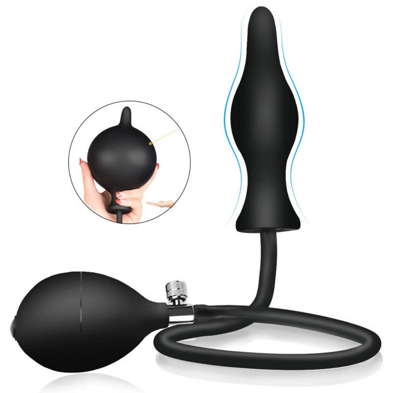 Inflatable Silicone Vaginal & Anal Dilator - Adjustable Pelvic Floor Device