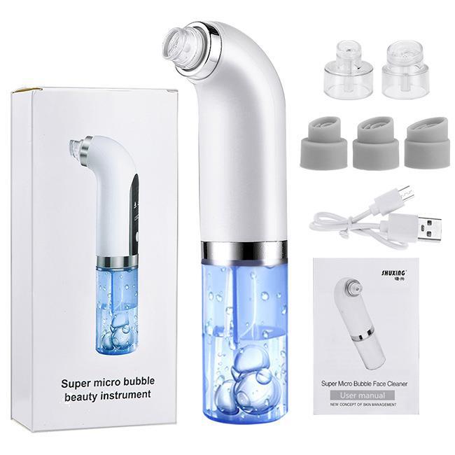 Hydro-Dermabrasion Blackhead Remover - Rechargeable Pore Cleanser & Oxygen Infusion