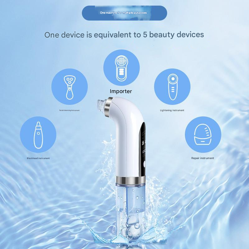 Hydro-Dermabrasion Blackhead Remover - Rechargeable Pore Cleanser & Oxygen Infusion