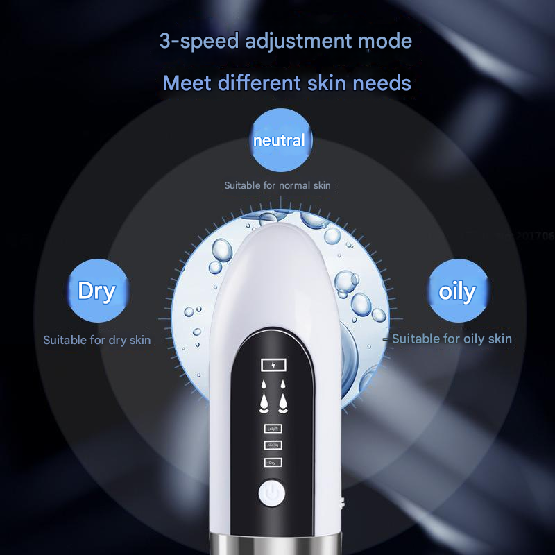 Hydro-Dermabrasion Blackhead Remover - Rechargeable Pore Cleanser & Oxygen Infusion