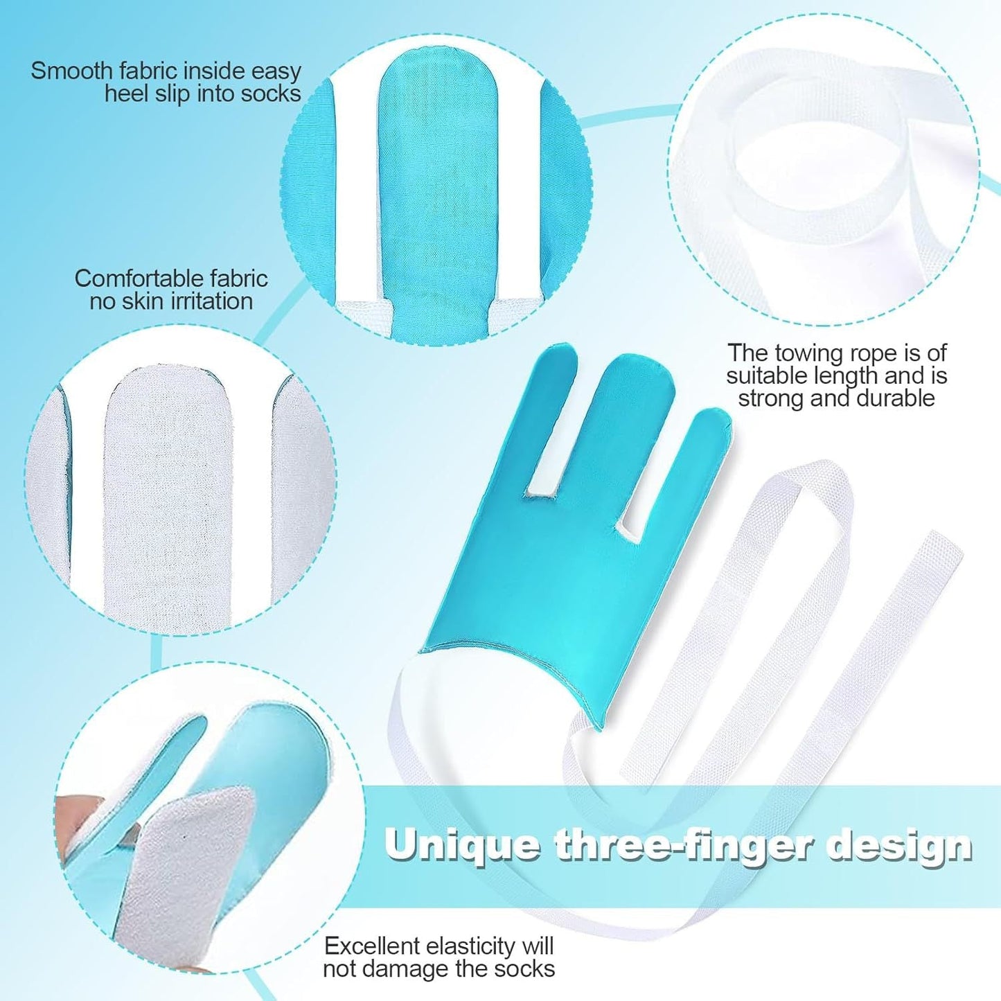 Independent Living Mobility Kit - Sock Aid & White 3-in-1 Dressing Hook