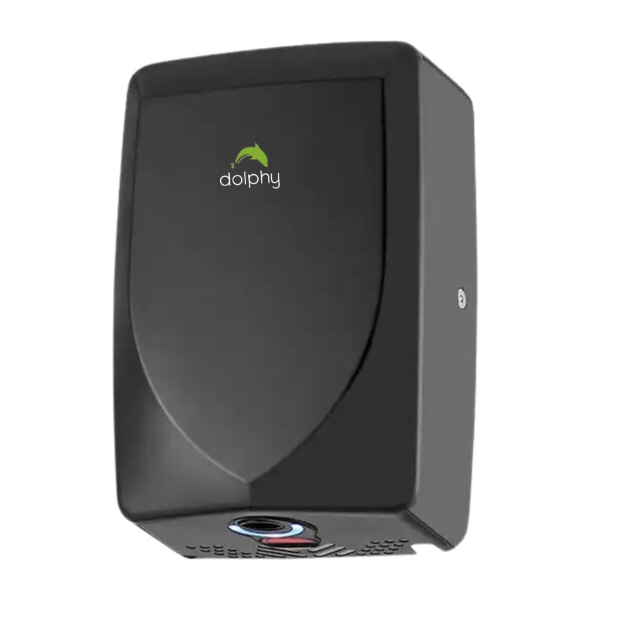 Compact Hand Dryer 700W Commercial Washroom - ABS Matte Black