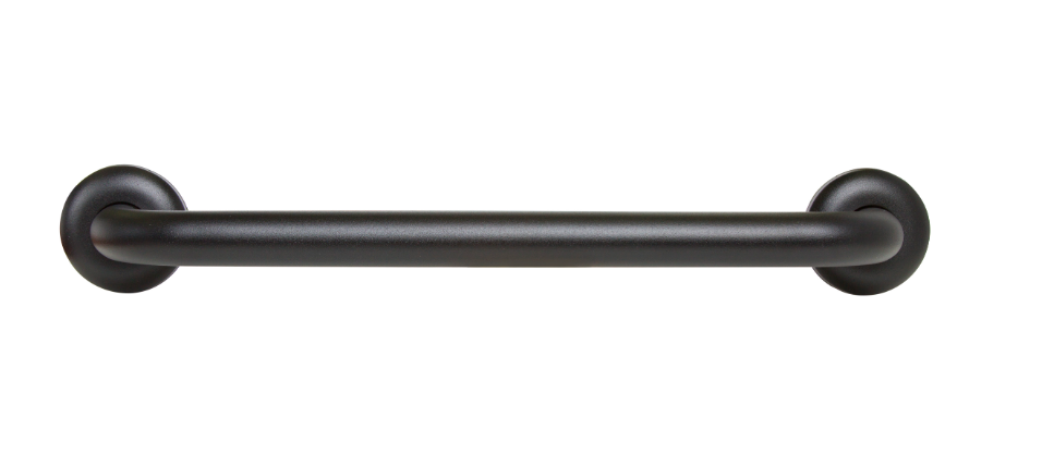 Wall Mount Safety Grab Rail Bathroom - Black