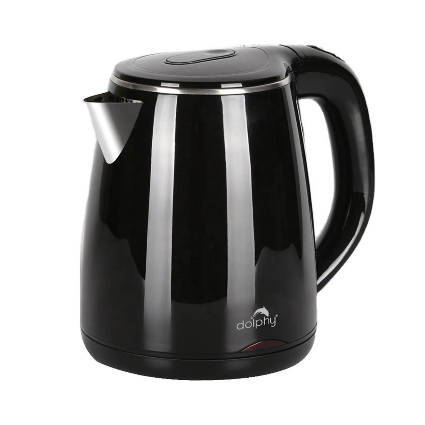 1.2L Black Stainless Steel Electric Kettle 1800W Hotel & Home