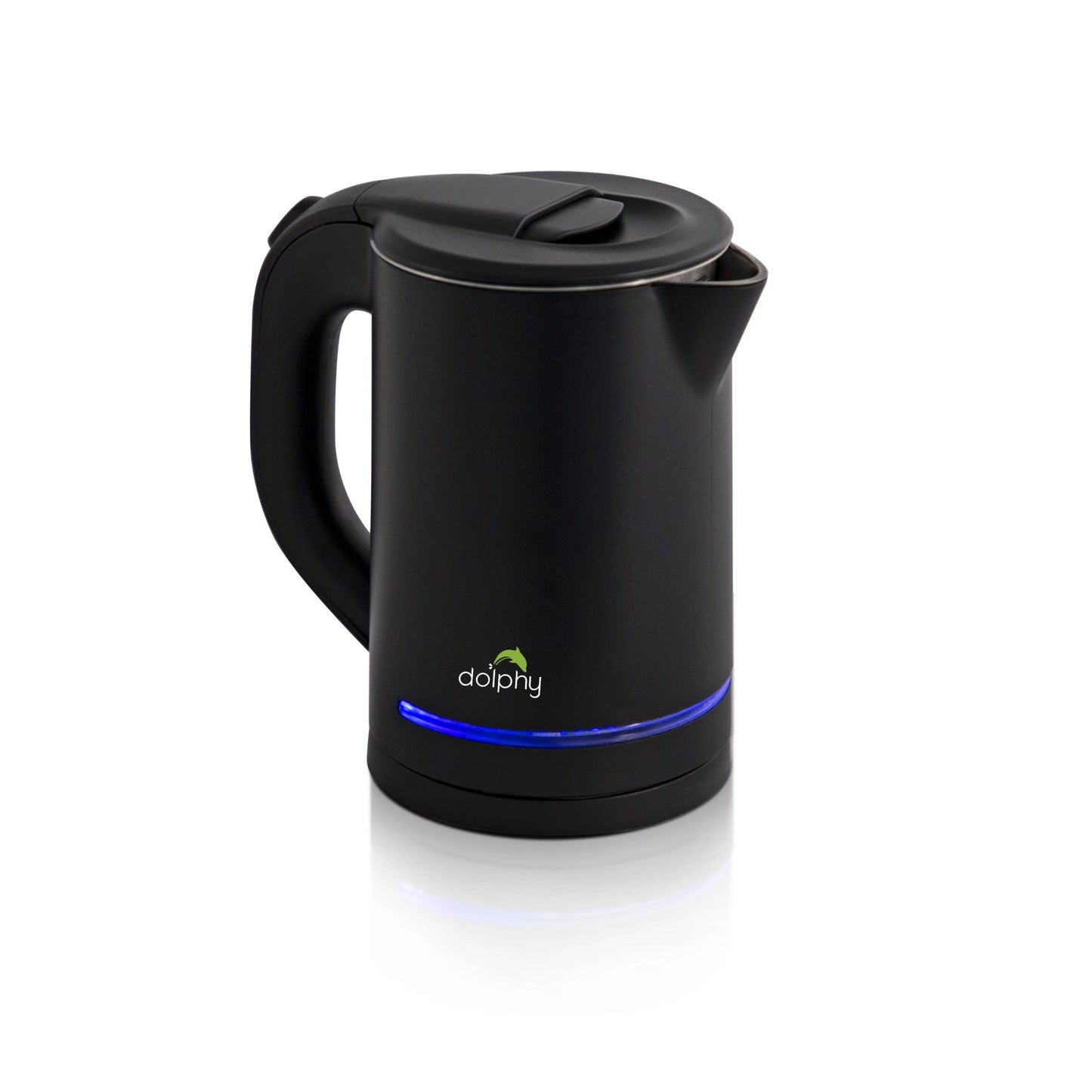 0.8L Electric Kettle 800W Matt Black with Light Design