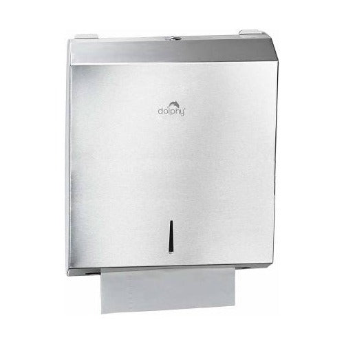 Stainless Steel Slimline Multifold Paper Towel Dispenser Lockable