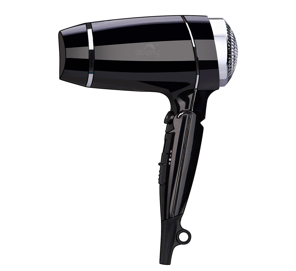 Commercial Foldable Hair Dryer 1875W Hotel Bathroom - Black