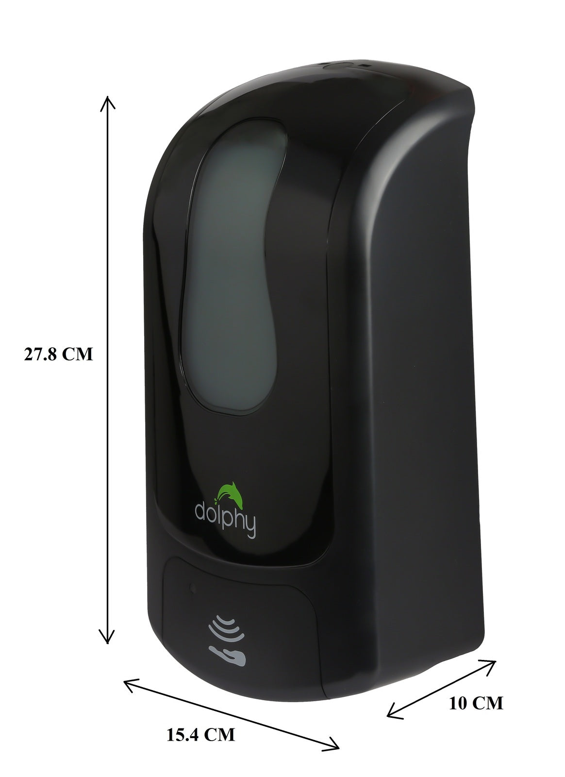 Automatic Touchless Soap & Sanitiser Dispenser 1000ml - Black