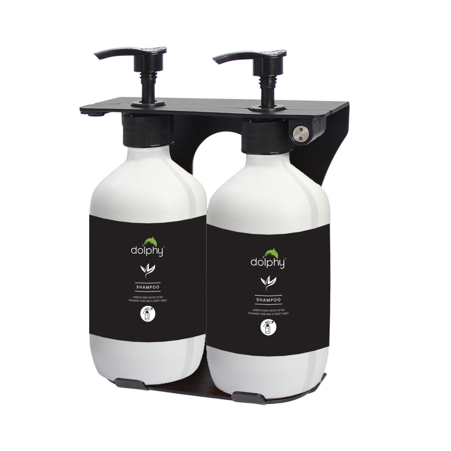 Manual Liquid Soap Dispenser 500ml Pack of 2 - White