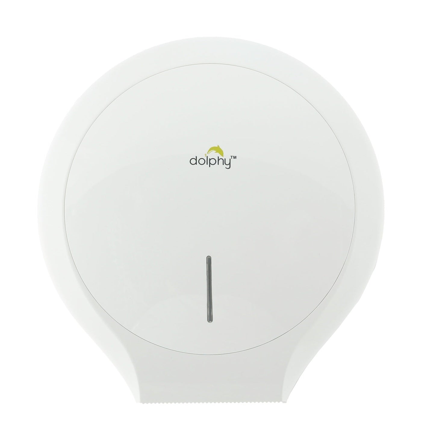 Classic Jumbo Toilet Paper Roll Dispenser Lockable - White