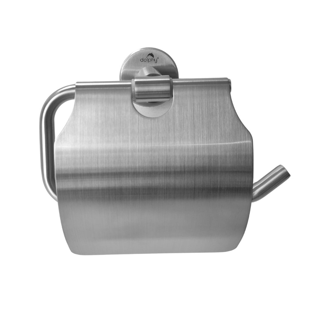 Stainless Steel Toilet Roll Holder with Cover Bathroom