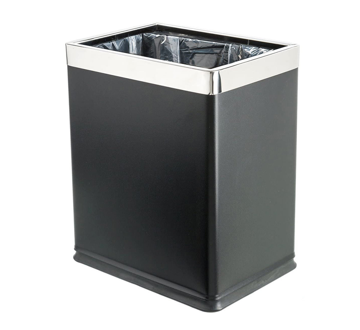 10L Black Stainless Steel Pedal Dustbin Hotel & Office