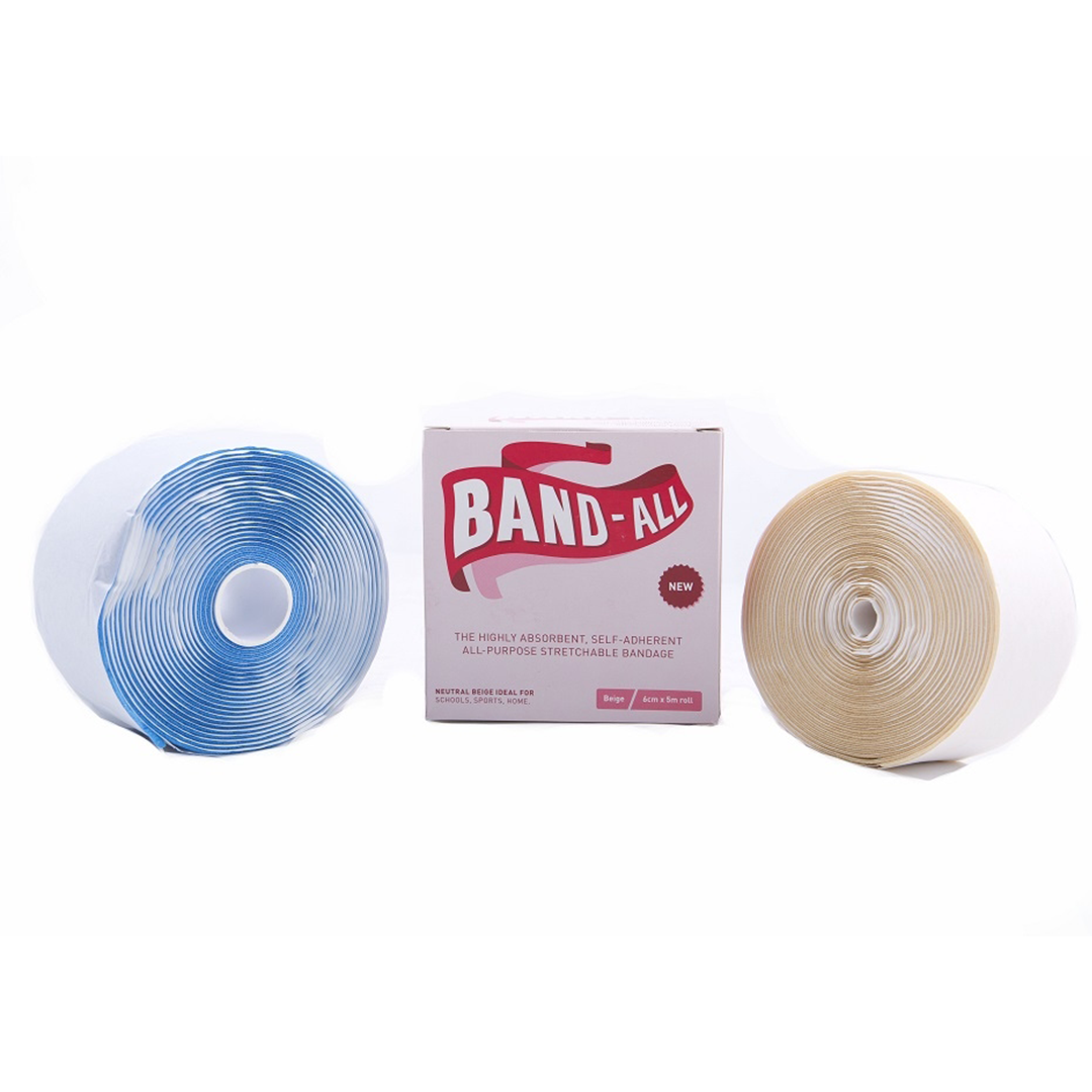 Cohesive Foam Bandage for Secure Dressing and Compression