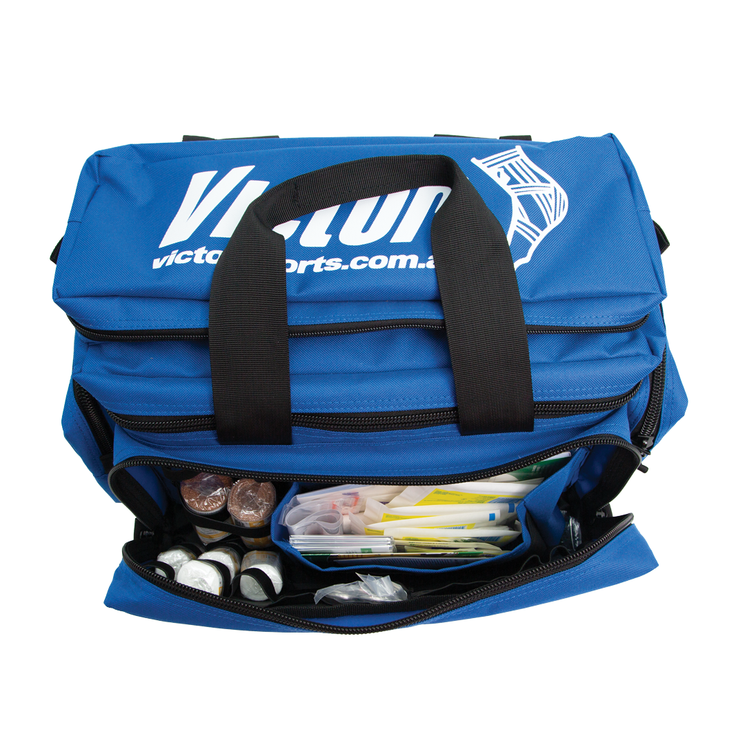 first aid kit sports carry case with shoulder strap